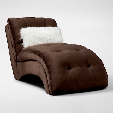 Cordelle Chaise - Chocolate