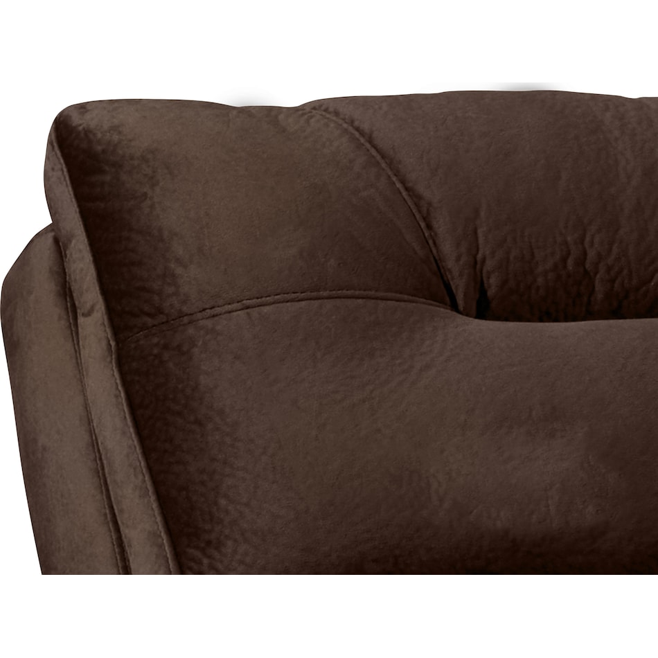 cordelle dark brown chaise   
