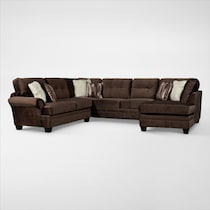 cordelle dark brown sectional web   