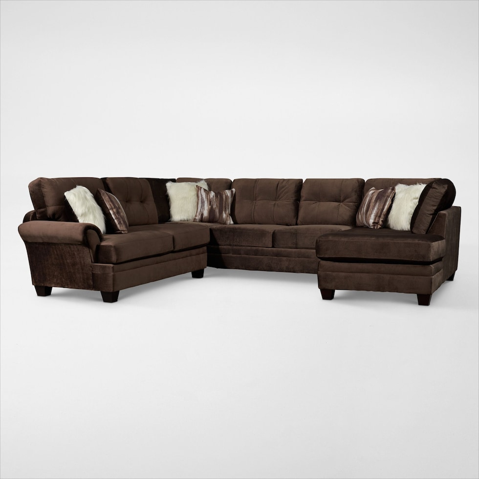 cordelle dark brown sectional web   
