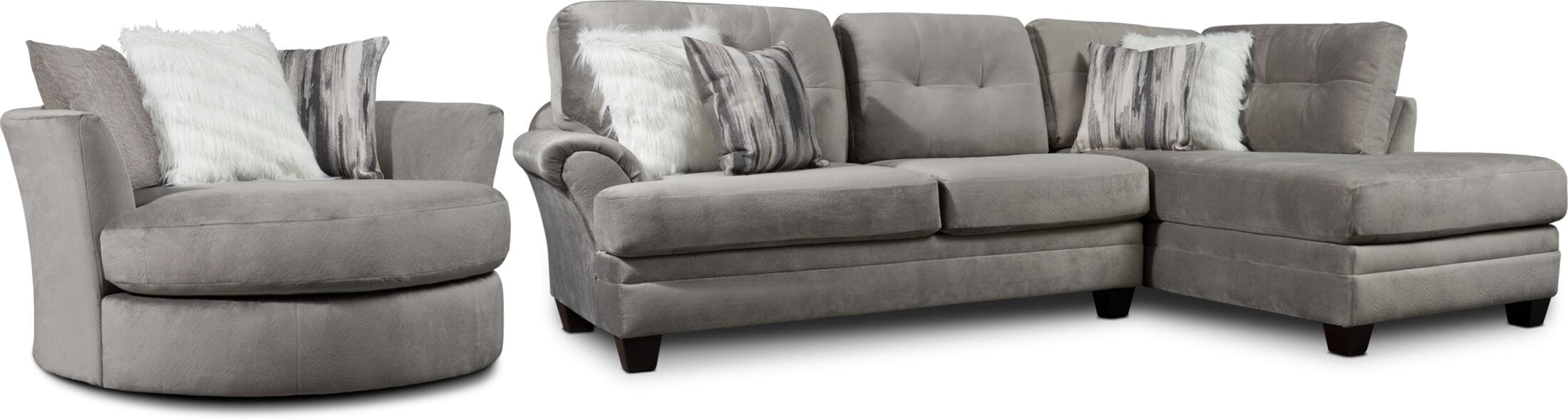 Sectional couch deals with swivel chair