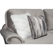 cordelle gray  pc sectional with chaise   