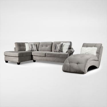 Cordelle 2-Piece Sectional and Chaise Set