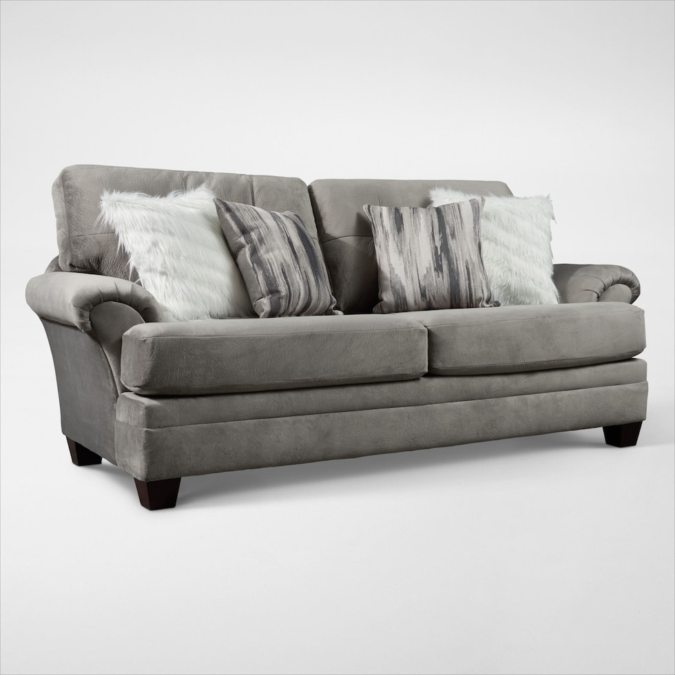 cordelle gray sofa web   
