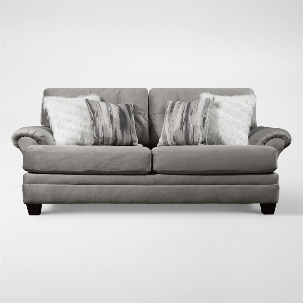 cordelle gray sofa web   