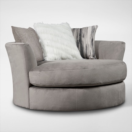 Cordelle Swivel Chair - Gray