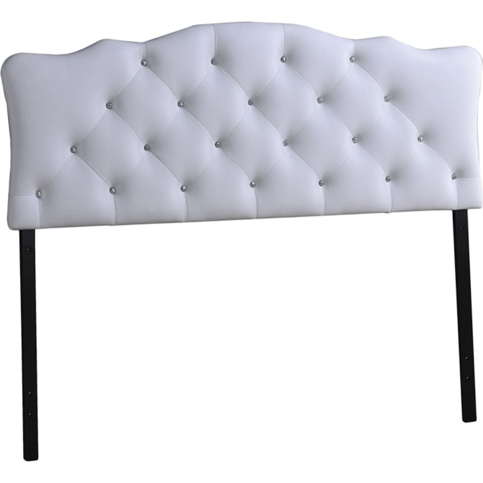 cordilla white full headboard   
