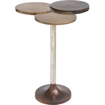 core blue and gold accent table   