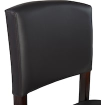 corey dark brown bar stool   