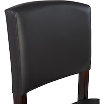 corey dark brown counter height stool   
