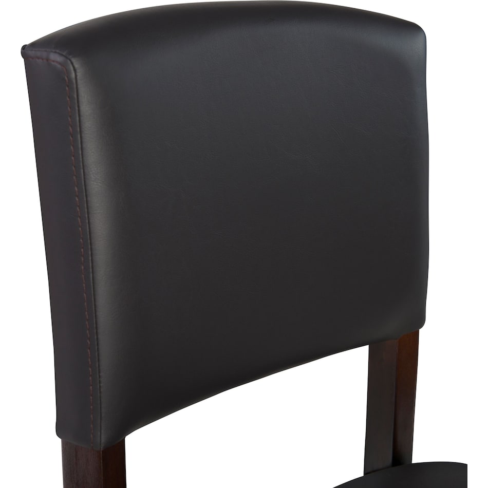 corey dark brown counter height stool   