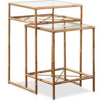 cori gold nesting tables   