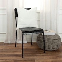 corin white accent pillow   