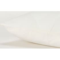 corin white accent pillow   