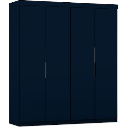 Cornell Set of 2 Wardrobe Closets - Blue