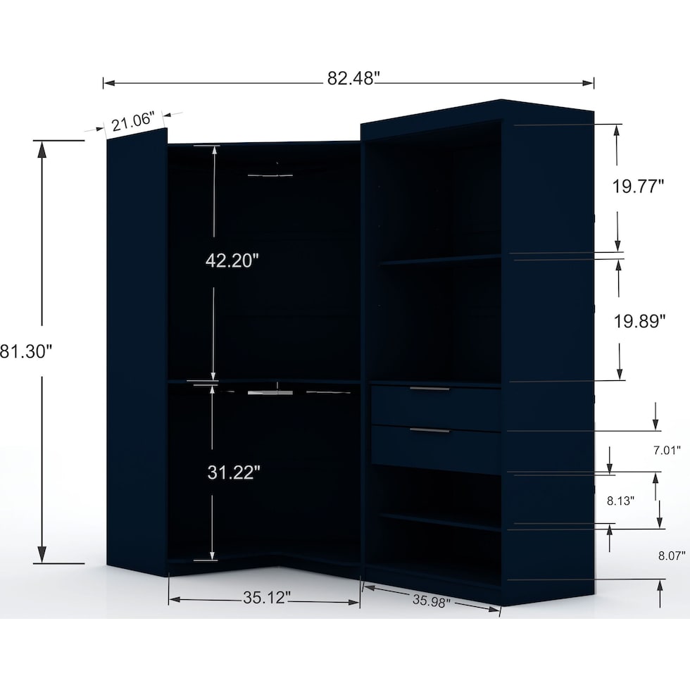 cornell blue wardrobe   