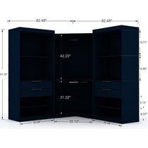 cornell blue wardrobe   