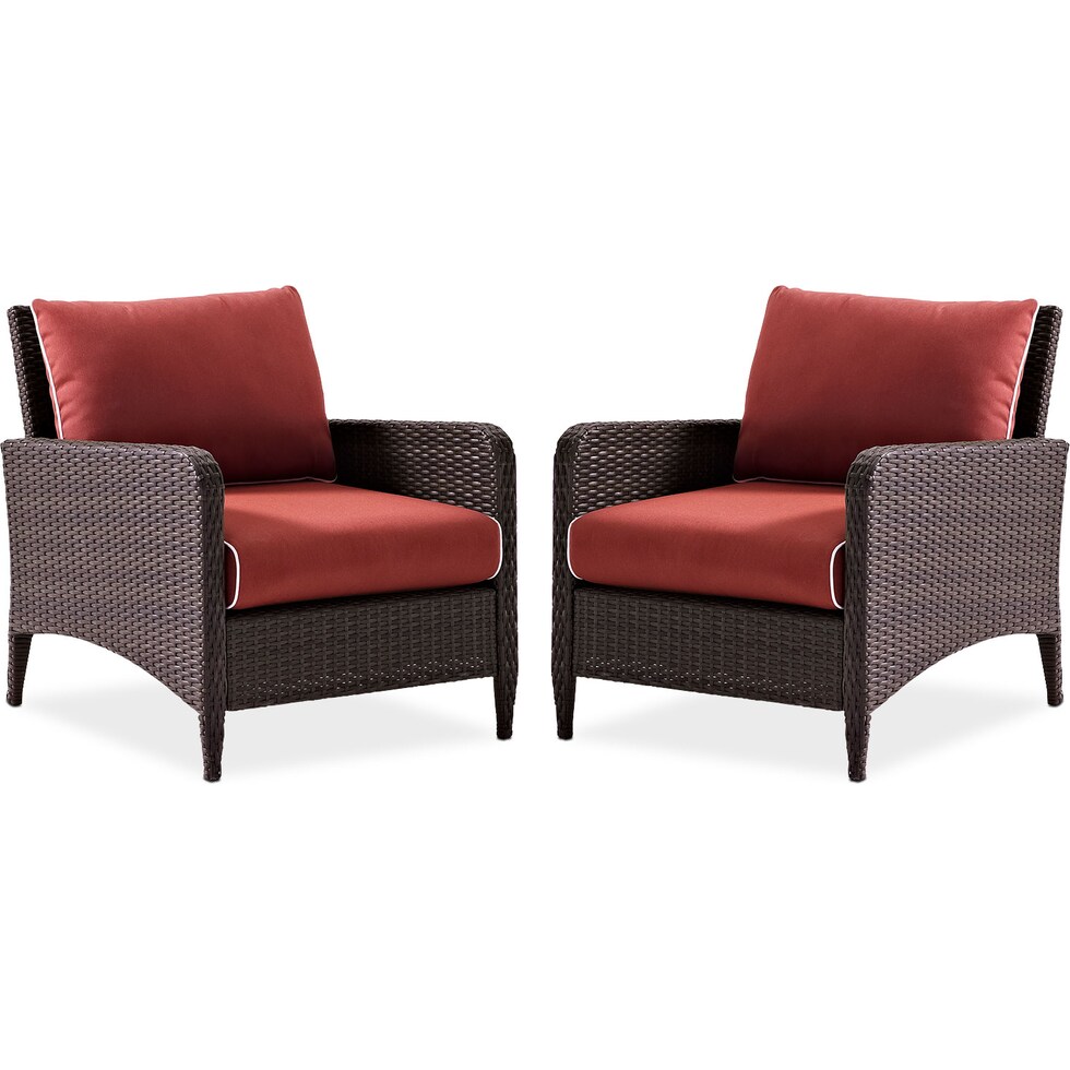 corona sangria sangria outdoor chair set   