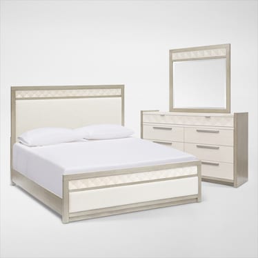 Coronado 5-Piece Bedroom Set with Dresser and Mirror