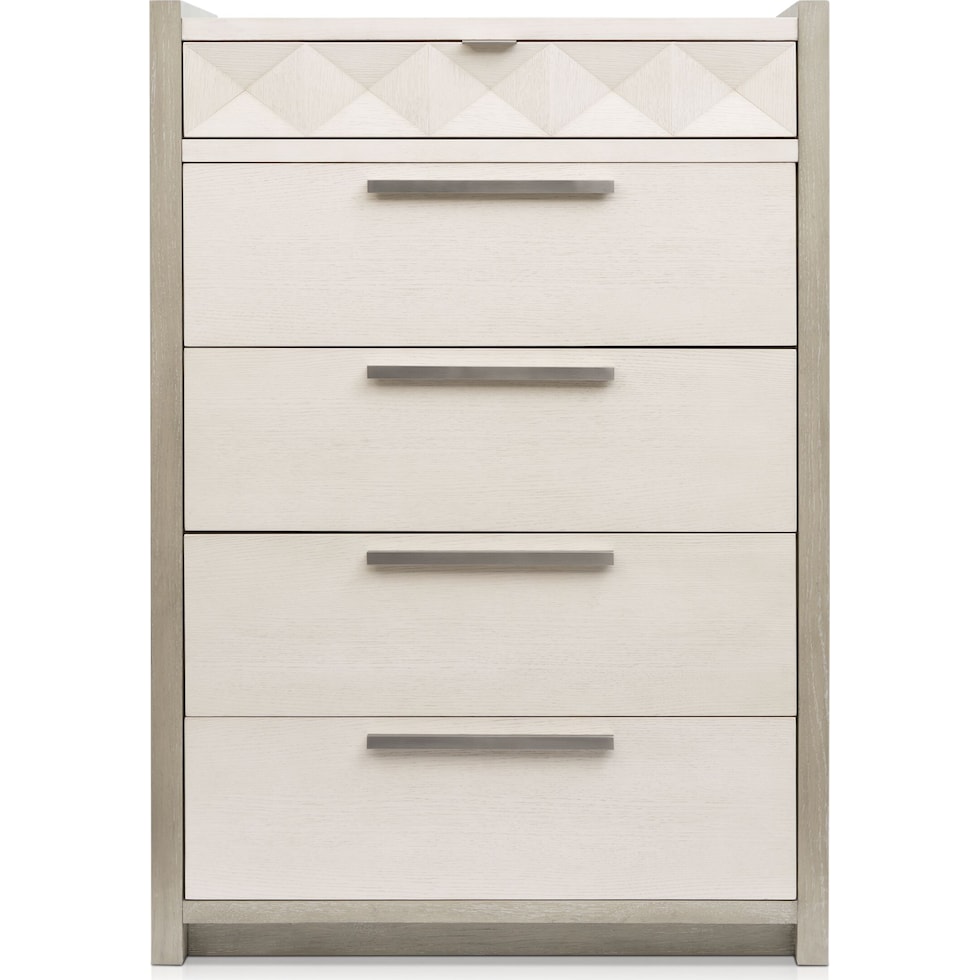 coronado bedroom ivory gray chest   