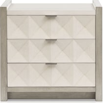 coronado bedroom ivory gray nightstand   