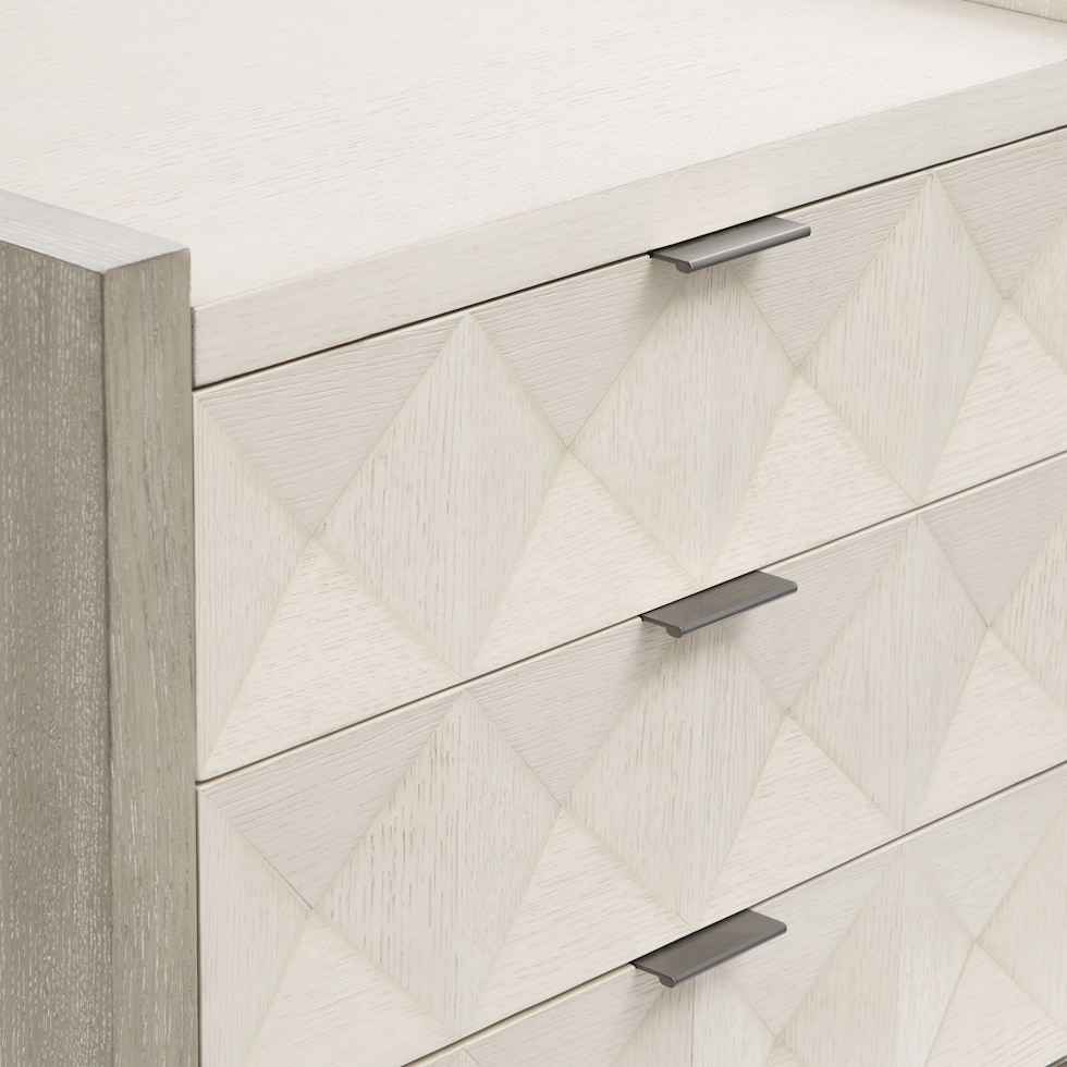 coronado bedroom ivory gray nightstand   