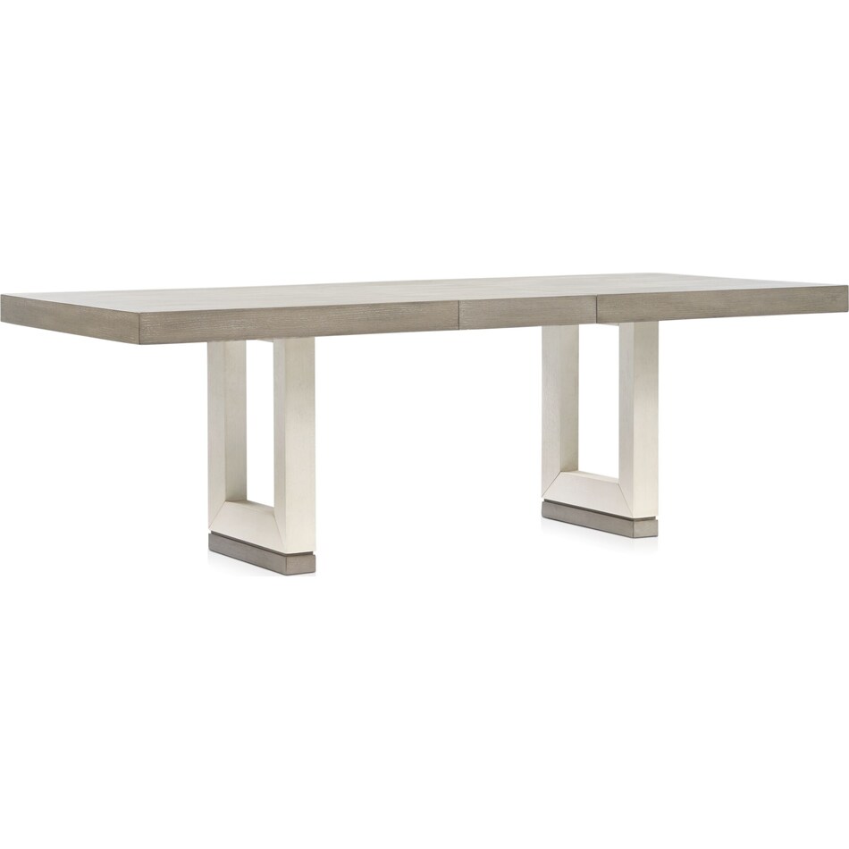 coronado dining ivory gray  pc dining room   