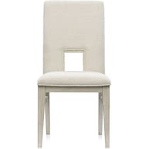 coronado dining ivory gray dining chair   