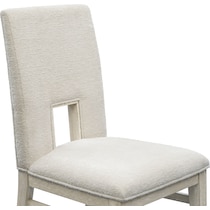 coronado dining ivory gray dining chair   
