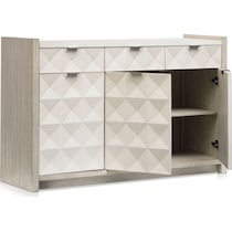 coronado dining ivory gray server   