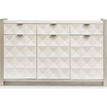 coronado dining ivory gray server   