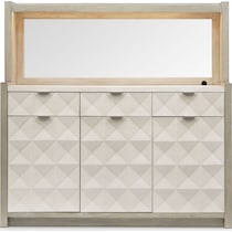 coronado dining ivory gray server   