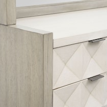 coronado dining ivory gray server   
