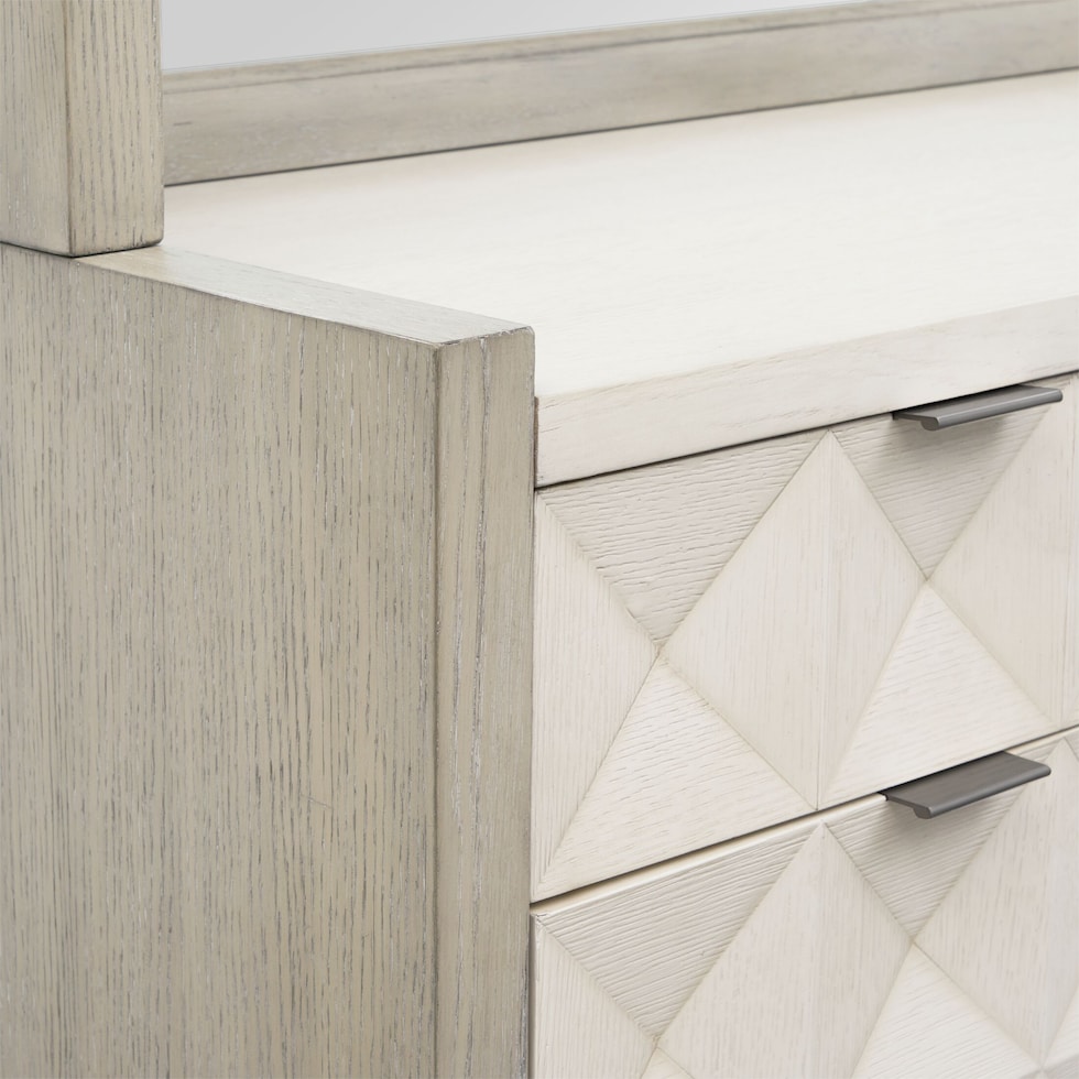coronado dining ivory gray server   