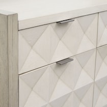 coronado dining ivory gray server   