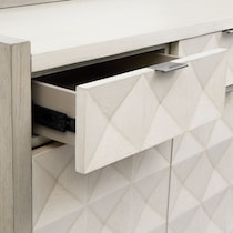 coronado dining ivory gray server   