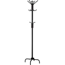 corsica black coat rack   