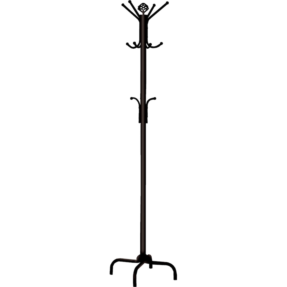 corsica black coat rack   