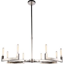 corsica silver chandelier   