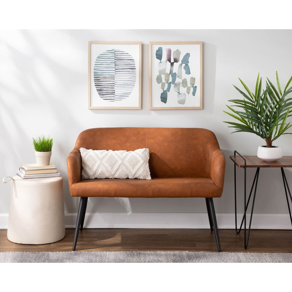corti dark brown bench   