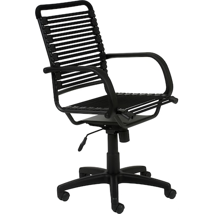 Corynn High Back Office Chair - Black/Black