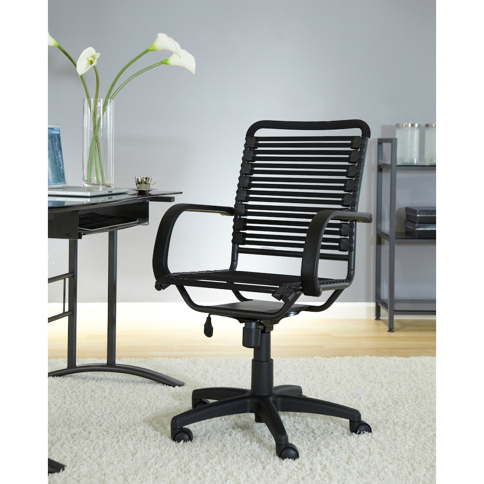 corynn black office chair   