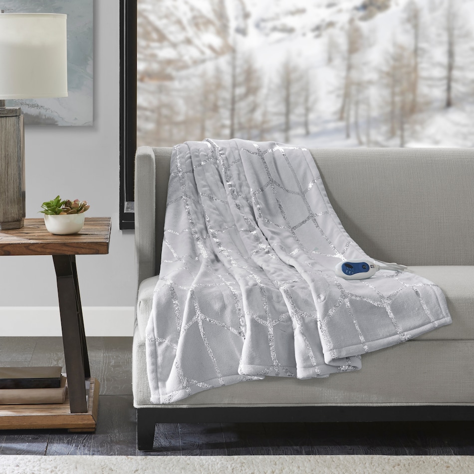 cosette gray blanket   
