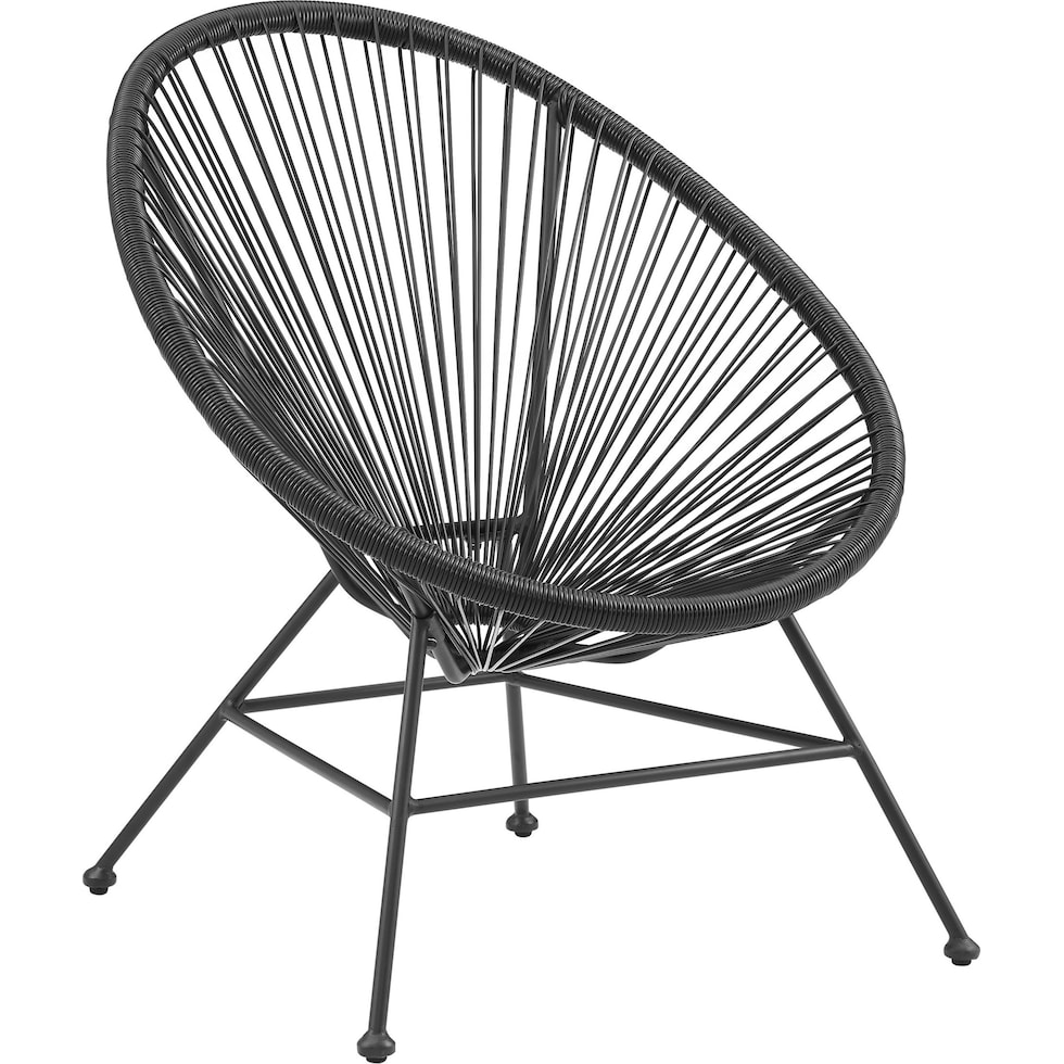 cosgrove black outdoor chair   