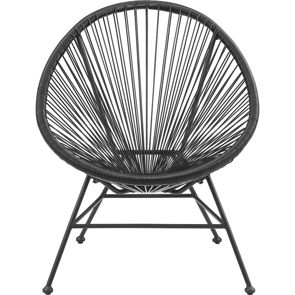 cosgrove black outdoor chair   