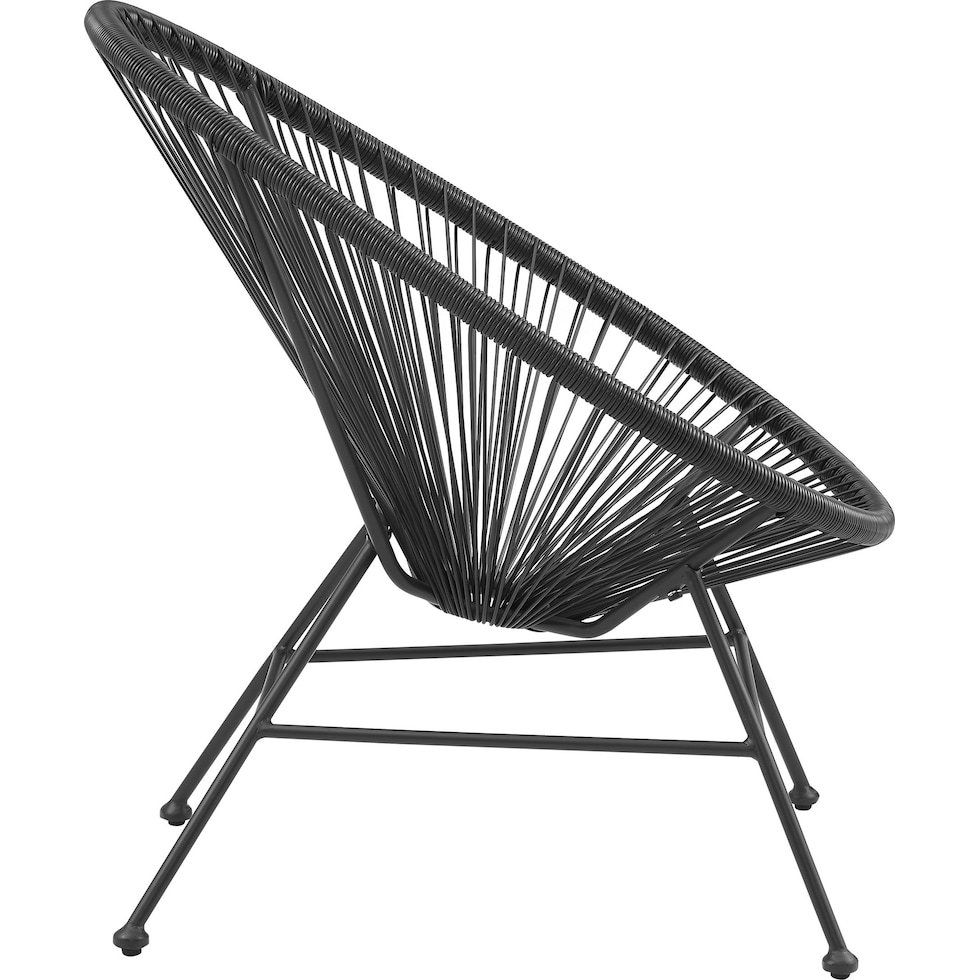 cosgrove black outdoor chair   