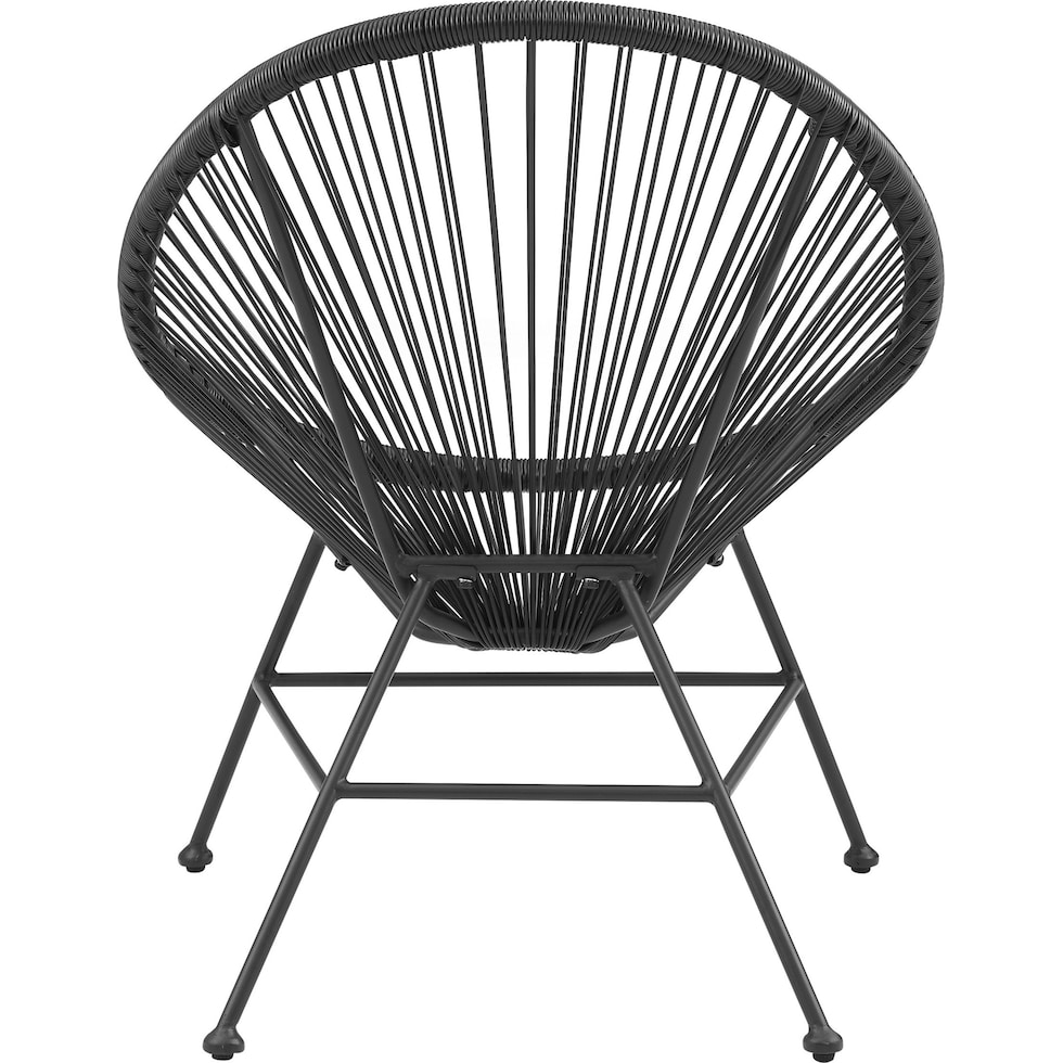 cosgrove black outdoor chair   