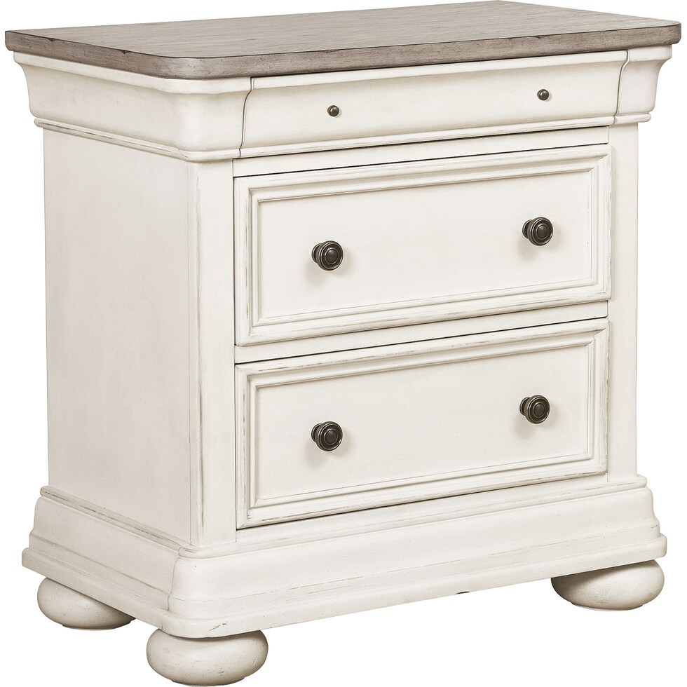 cosimo white nightstand   
