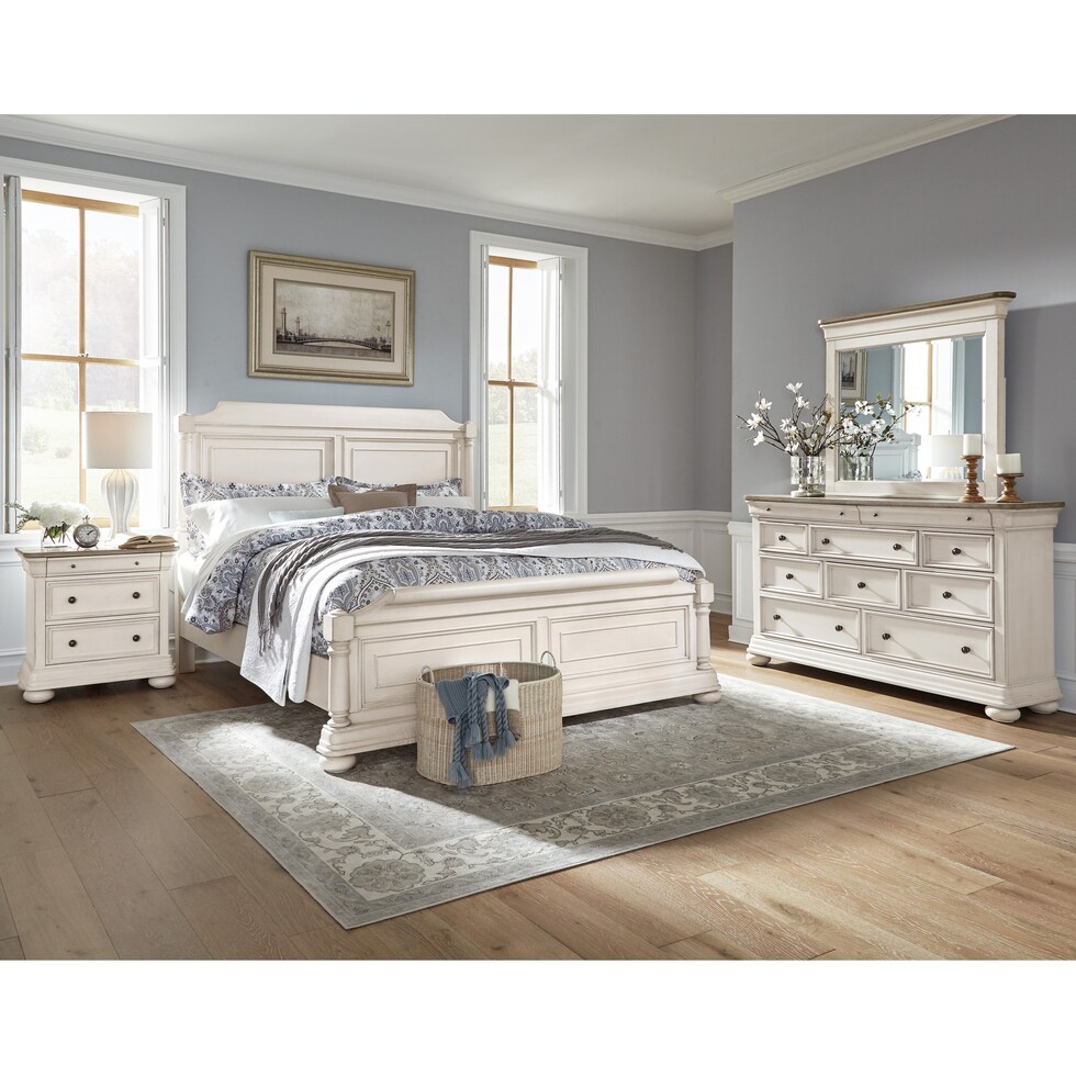 cosimo white nightstand   