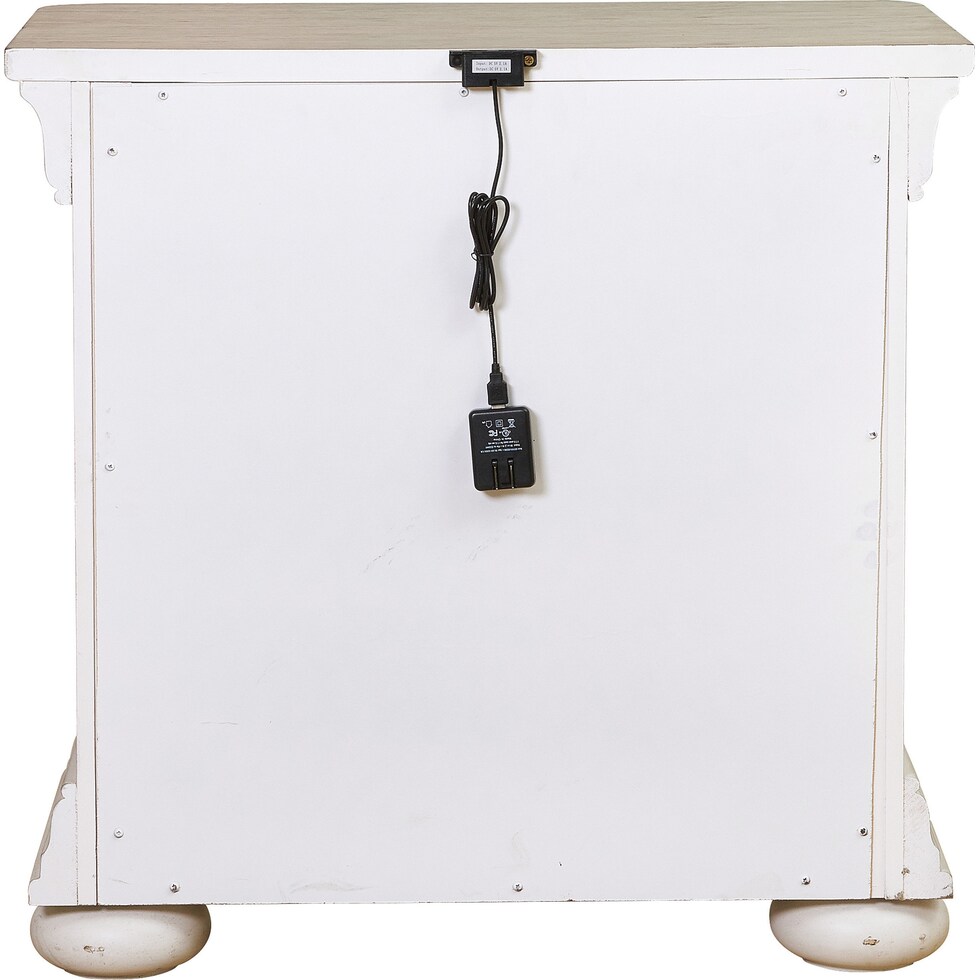 cosimo white nightstand   